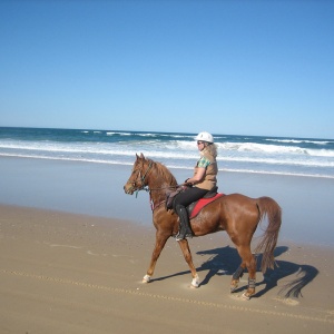Horse Riding On Beach Australia