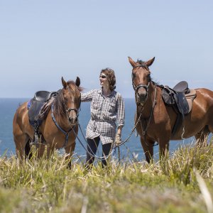 Tour Guide Kathy - Horse Riding Adventures Port Macquarie Beaches NSW Australia